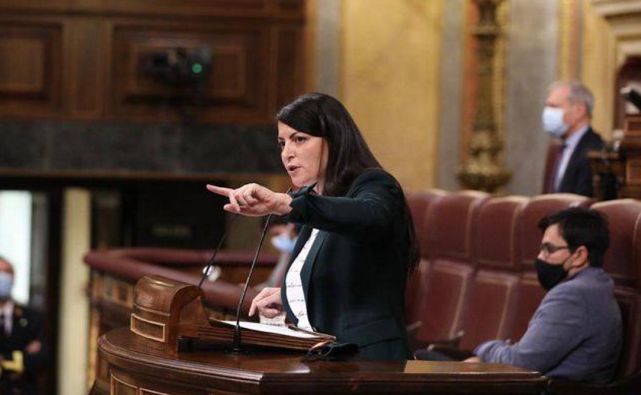 Macarena Olona interviene en el Congreso.
