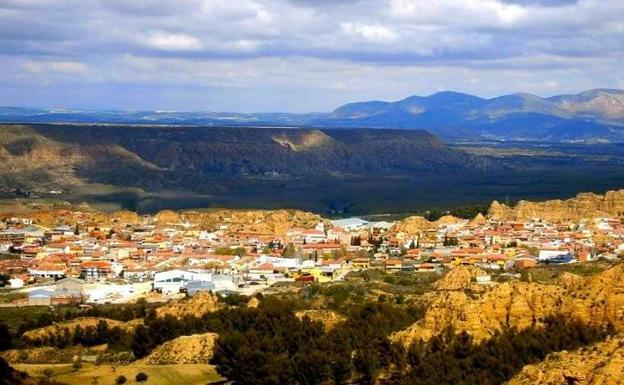 Vista del municipio de Purullena, uno de los que supera la 'tasa 1.000'. 