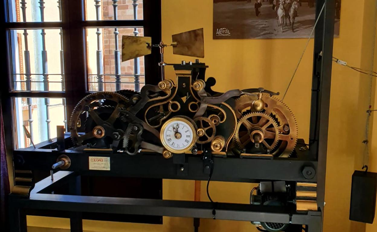Reloj original que se podrá visitar como un recuerdo histórico. 
