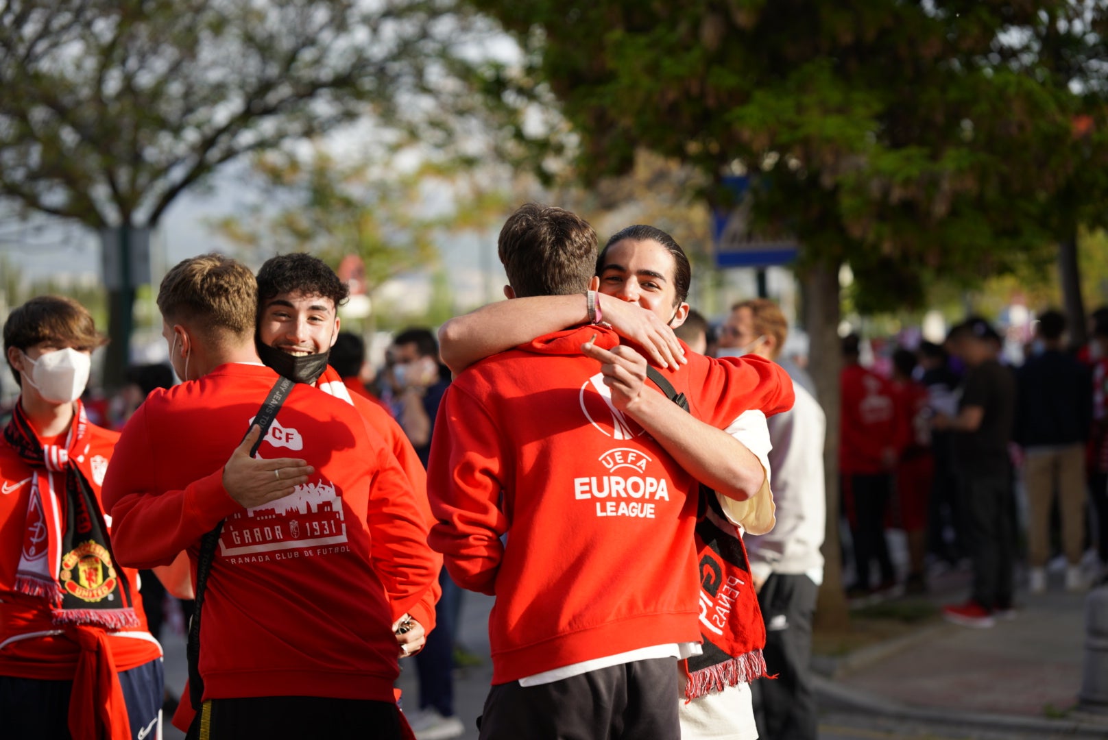 Fotos: El ambiente previo al Granada-Manchester United en el Nuevo Los Cármenes