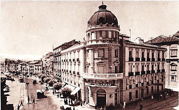 El Hotel Victoria en 1900.