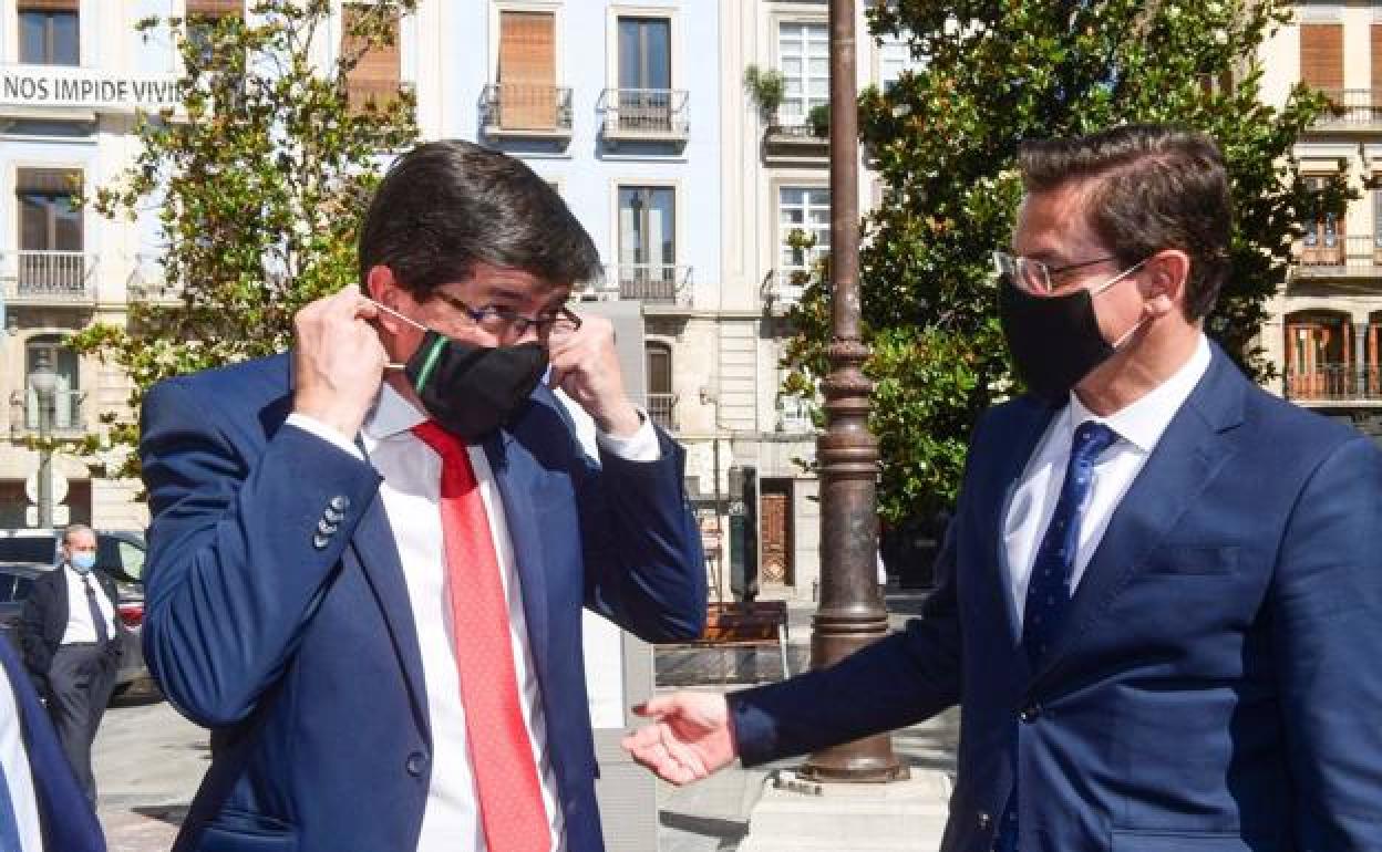 Marín insiste en que el acuerdo con el PP es que Luis Salvador sea alcalde de Granada cuatro años