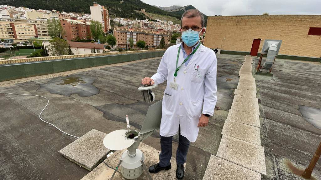 Captador de pólenes del Hospital de Jaén. 