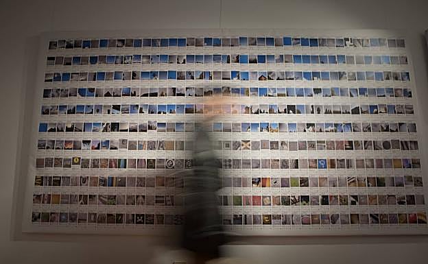 Mosaico con las 400 fotografías. 