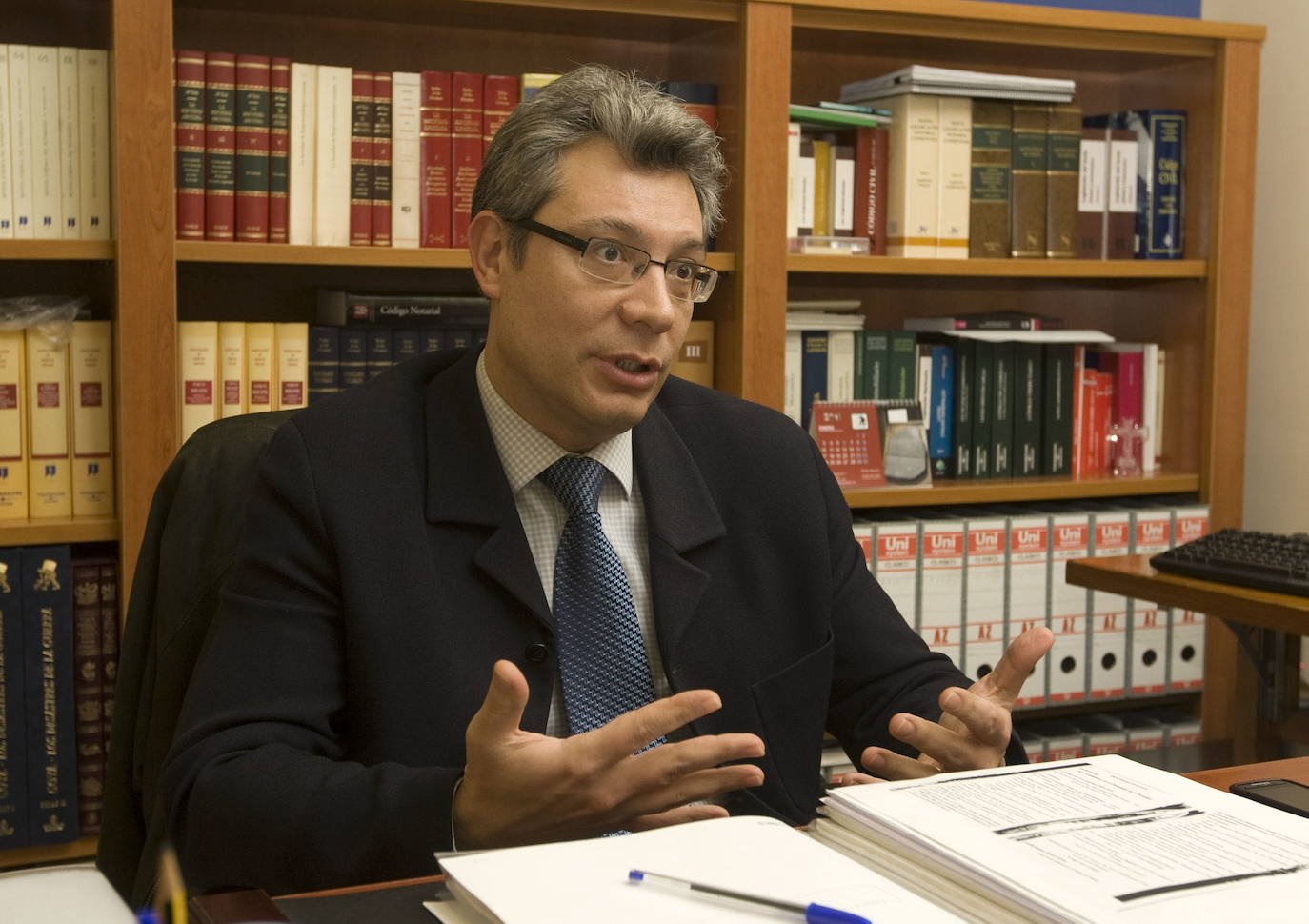 El notario granadino Salvador Torres, en una foto de archivo. 