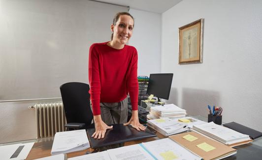 La decana de los notarios de Andalucía, María Teresa Barea. 