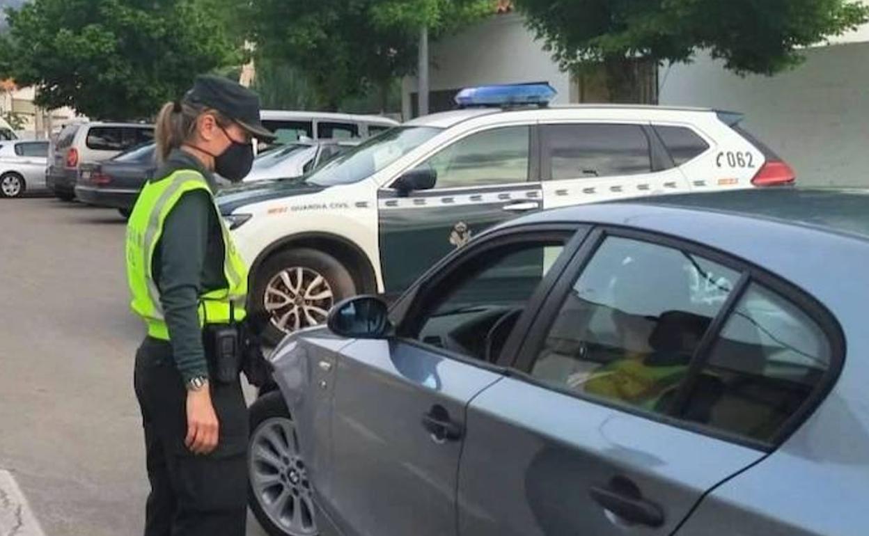 Control de la Guardia Civil este fin de semana en la provincia. 