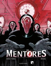 Imagen secundaria 2 - Páginas y portada de 'Los Mentores', con su autor, Francis Porcel. 
