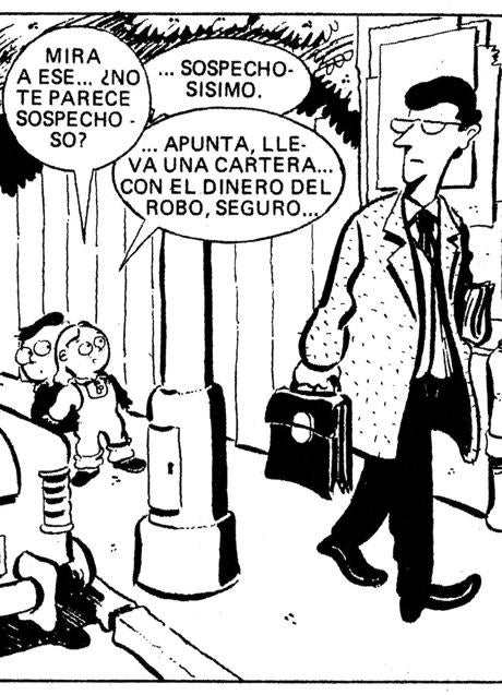 Imagen - Una de las viñetas de Rubén Garrido, por la que ganó el Mortadelo de Oro. 