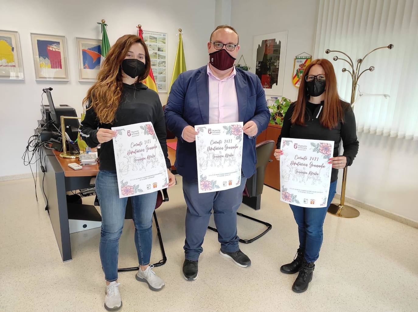 Acto de presentación del circuito provincial de gimnasia rítmica. 