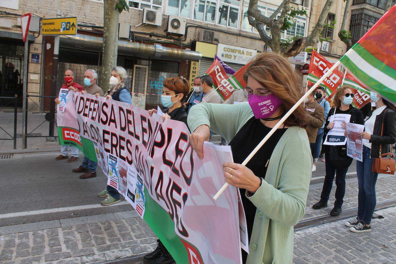 Manifestación en Jaén capital por el Día del Trabajo