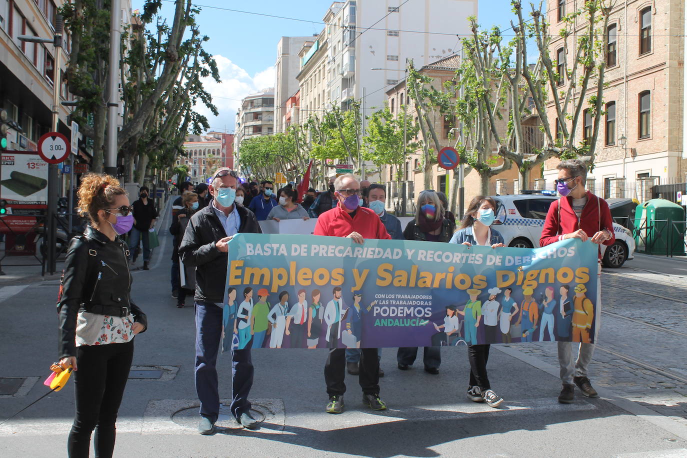 Manifestación en Jaén capital por el Día del Trabajo