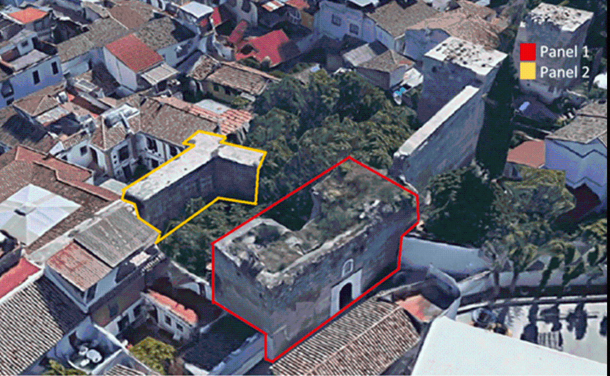 Muro Ziri, sitio de estudio en la ciudad de Granada . 