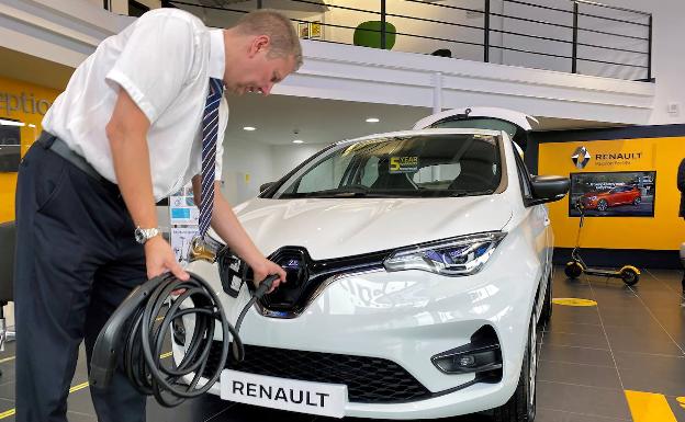 Renault Zoe en un concesionario 