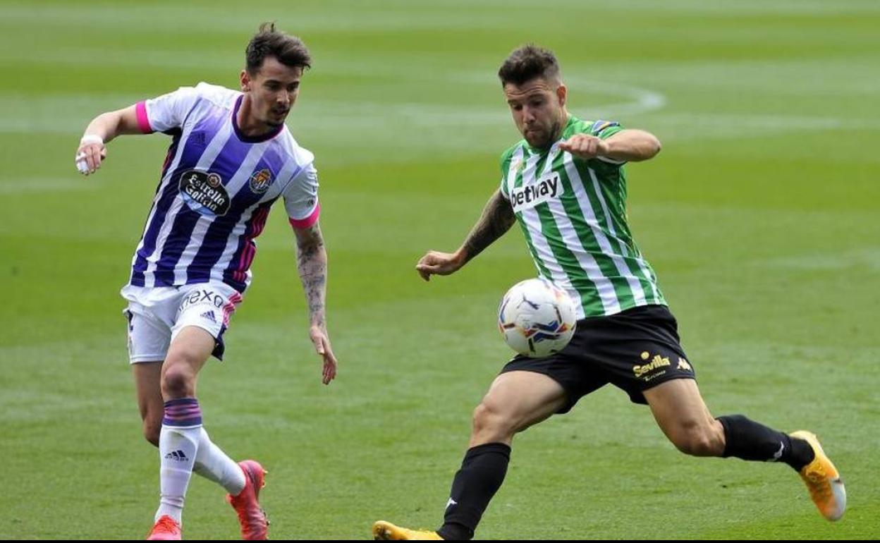 El Betis empató su último partido de Liga en casa del Valladolid.