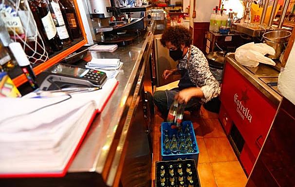 Preparativos en el restaurante Papaupa, esta mañana de sábado.