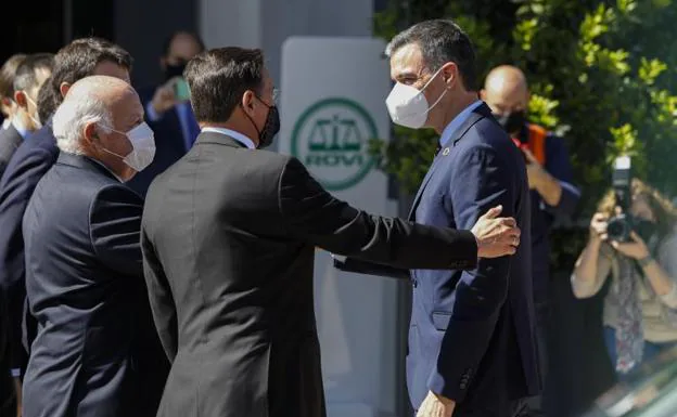 Pedro Sánchez en Granada. 