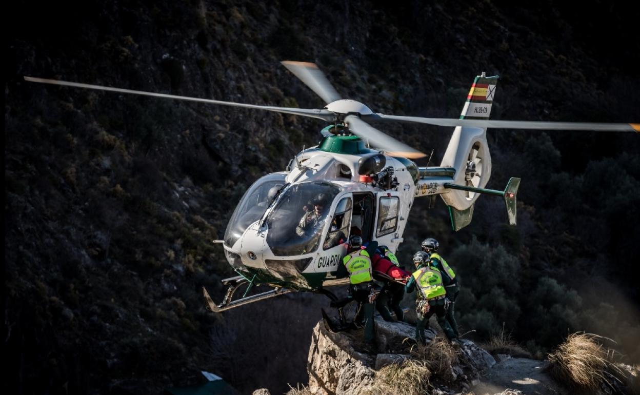 Triple rescate de la Guardia Civil este fin de semana en Granada