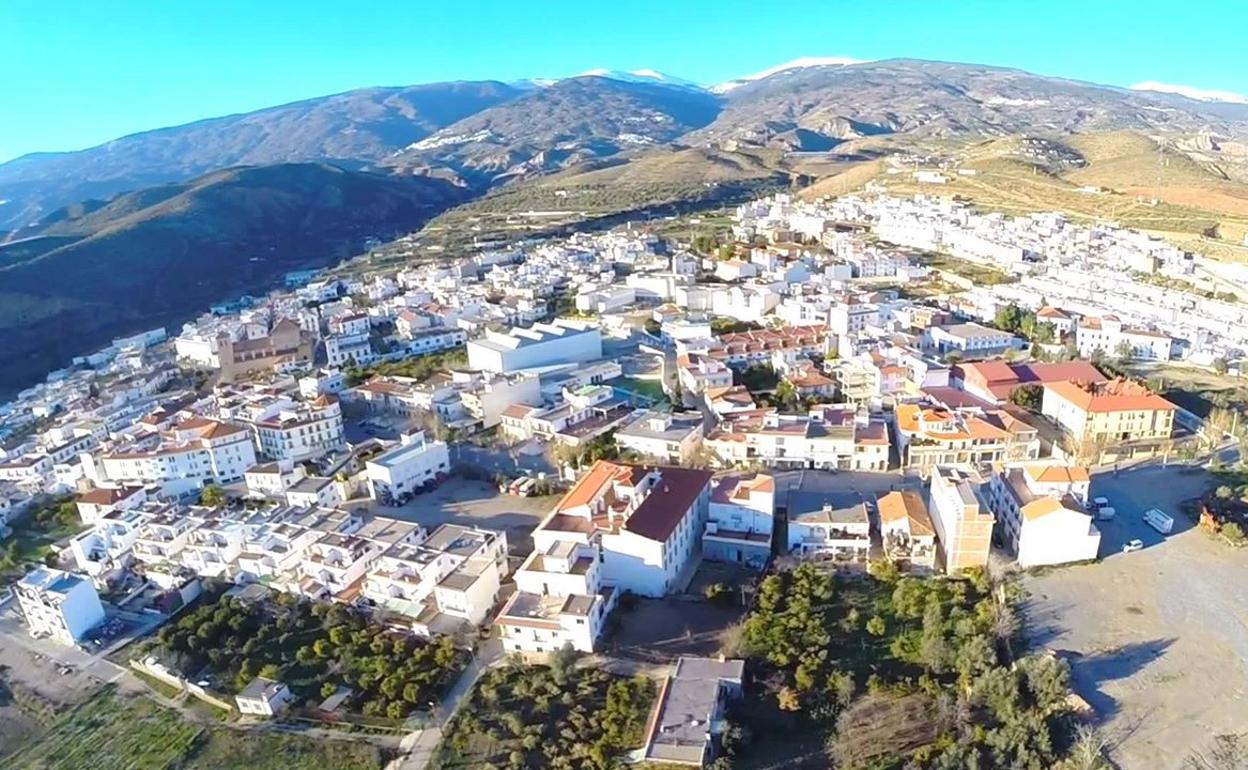 Vista del municipio alpujarreño de Ugíjar.