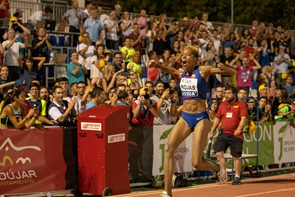 Yulimar Rojas, que hace dos años dejó a todos asombrados gracias a un salto de 15.41, regresa a Andújar. 