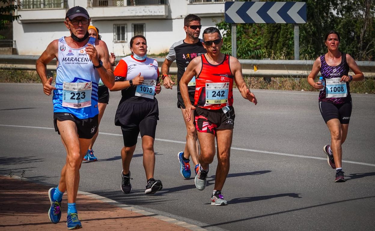 Un instante de la XX Carrera de Fondo Ciudad de Loja.