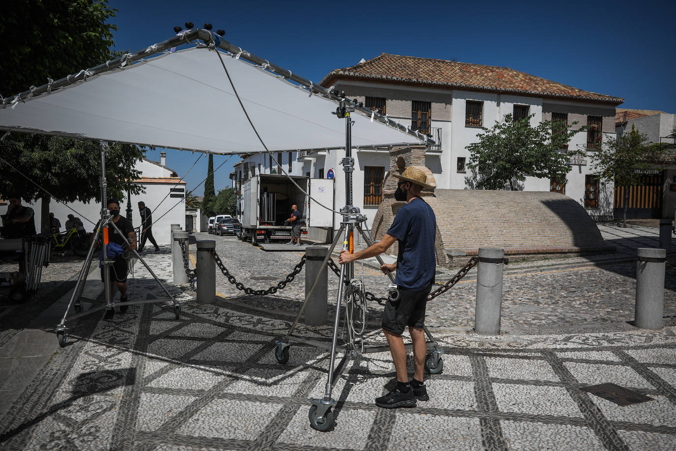 Fotos: Las imágenes del rodaje de &#039;La Unidad&#039; en Granada