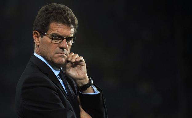 Fabio Capello, durante un partido.