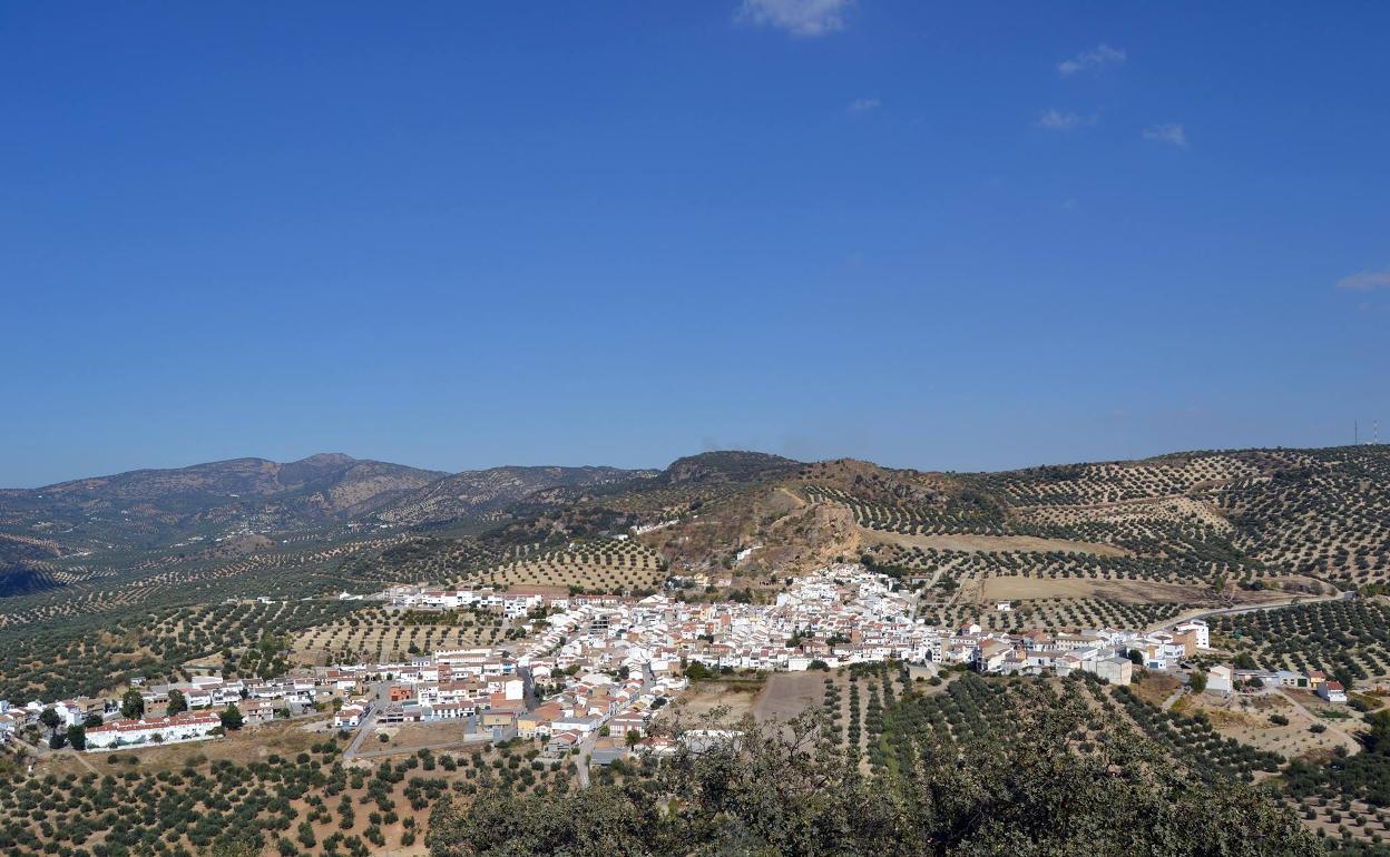 Vista del municipio de Zagra, el de mayor tasa acumulada de Granada.