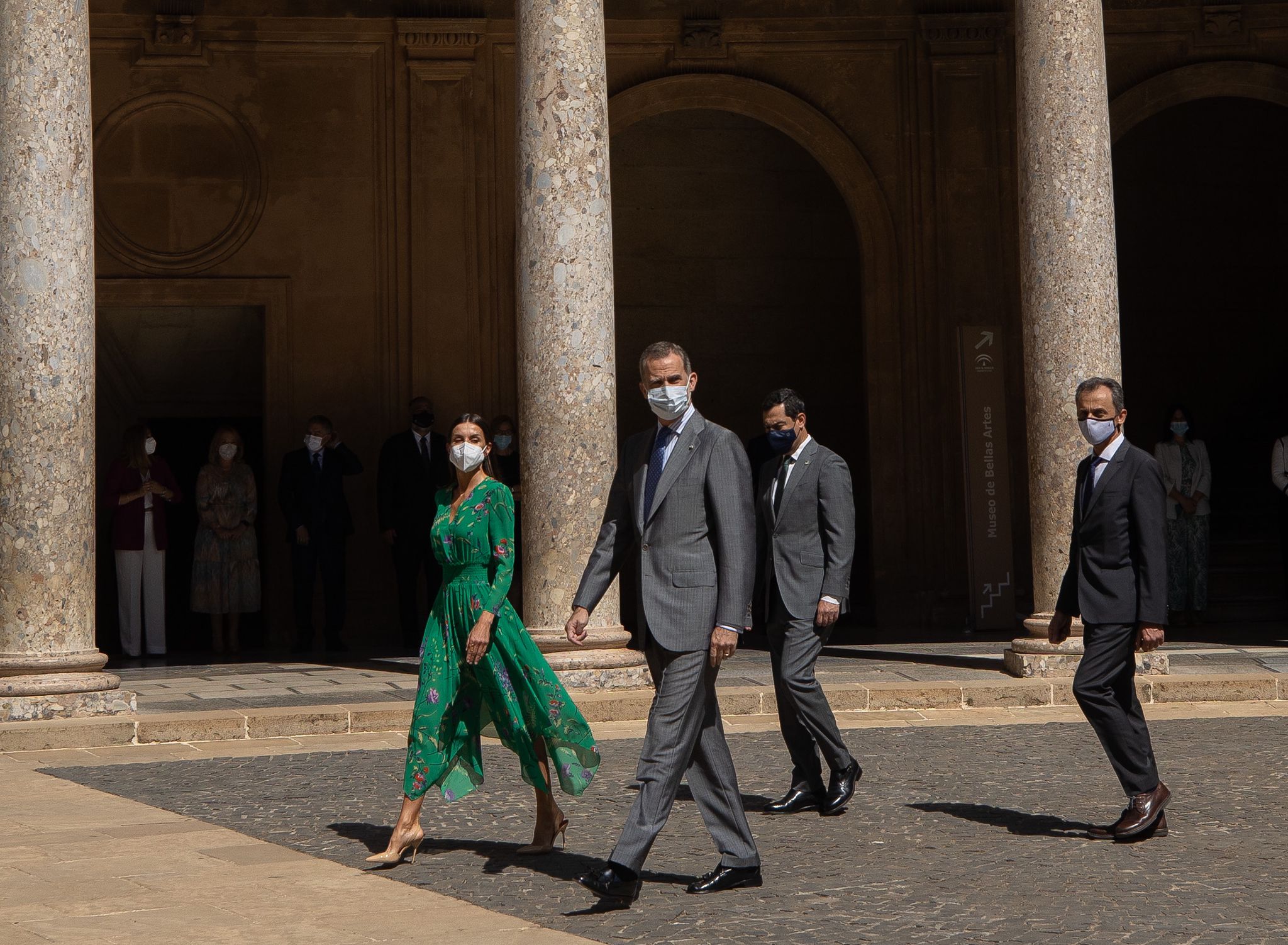Don Felipe y Doña Letizia han visitado Granada para inaugurar 'Odaliscas. De Ingres a Picasso', una exposición impulsada por el Patronato de La Alhambra y el Generalife