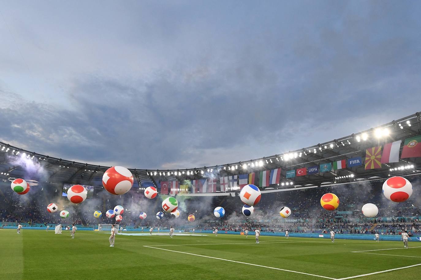 Fotos: La ceremonia de la Eurocopa, en imágenes