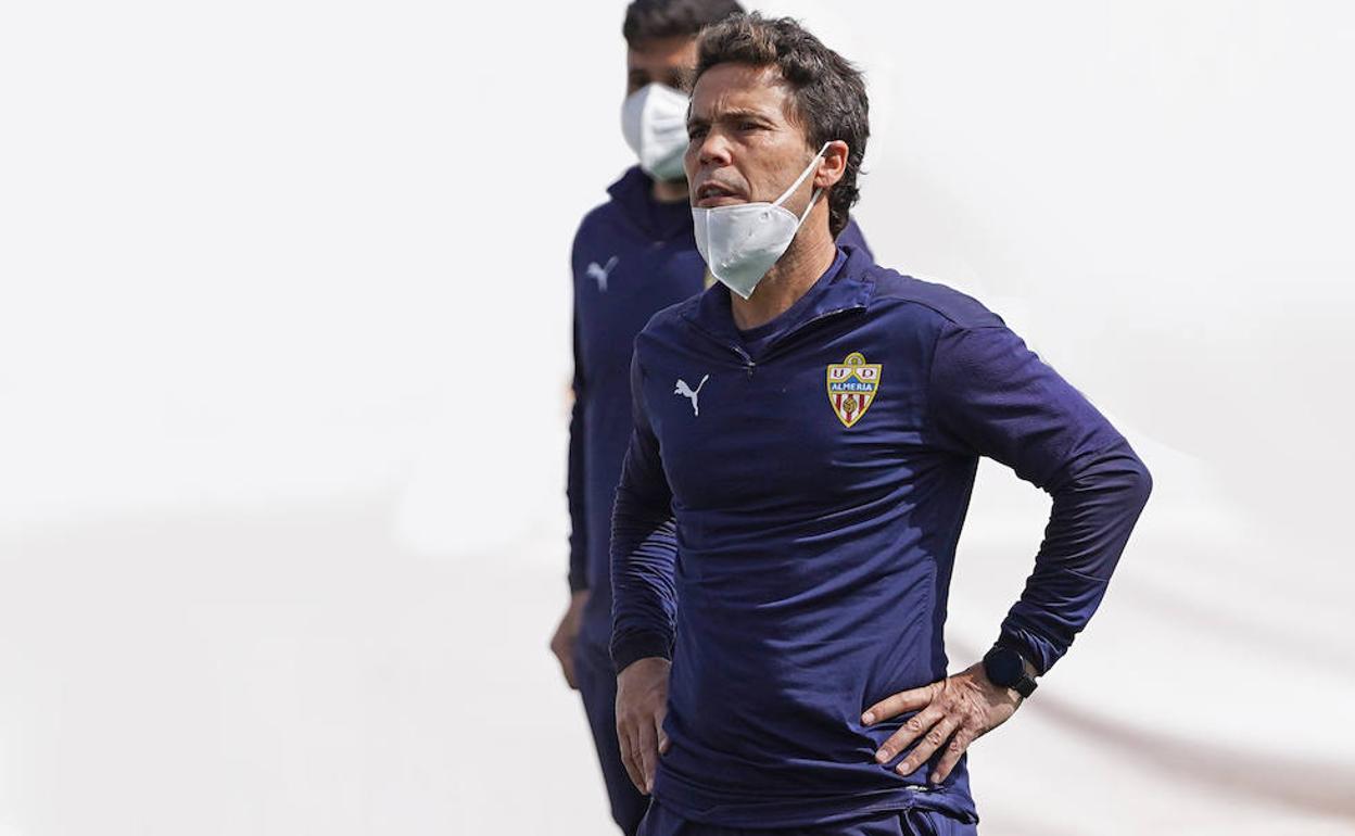 Rubi, enttrenador del Almería.