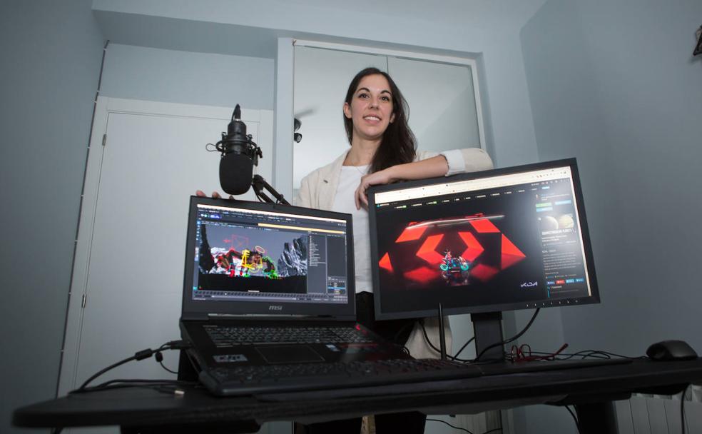 María Valle trabaja desde Granada para las productoras en 3D más importantes del mundo. 