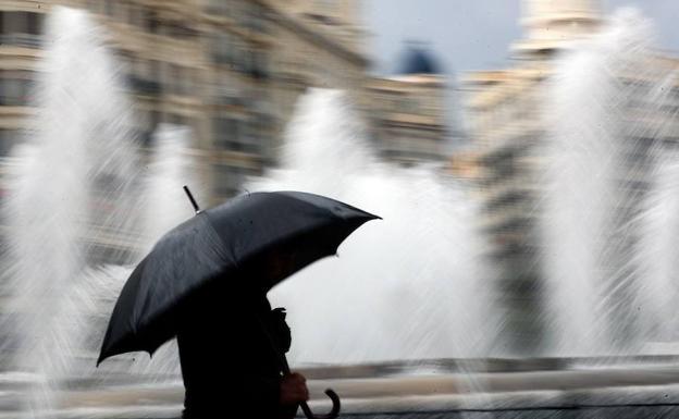 Lluvia en Andalucía.