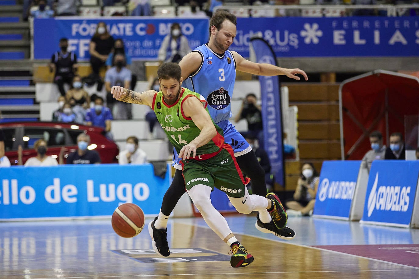 Los mejores momentos de la previa en Lugo, el partido y los momentos posteriores