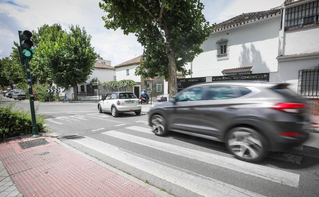 Lugar de Cartuja donde se produjo el siniestro. 