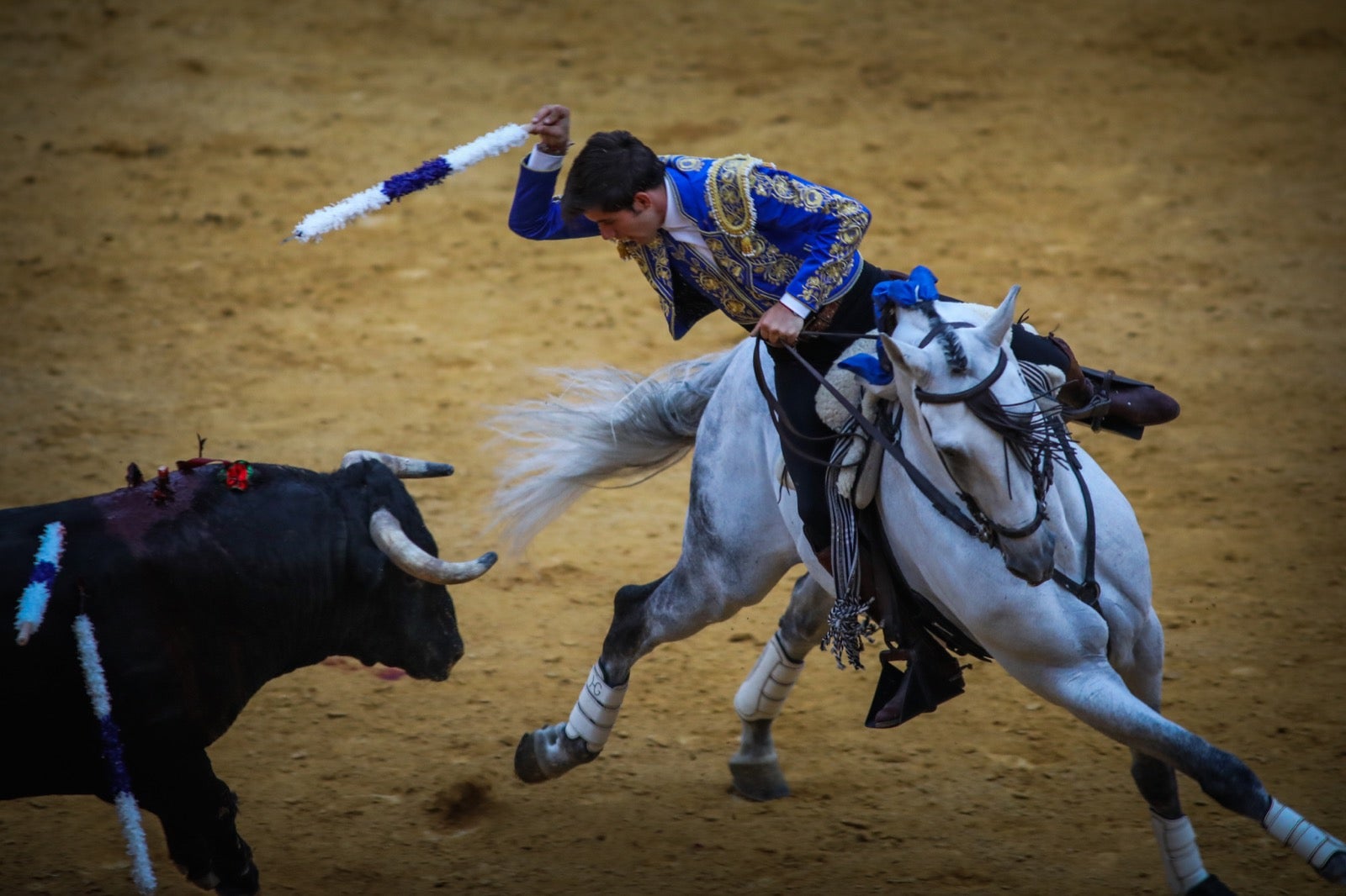 Pablo y Guillermo Hermoso de Mendoza, Puerta Grande en el primer festejo de la feria