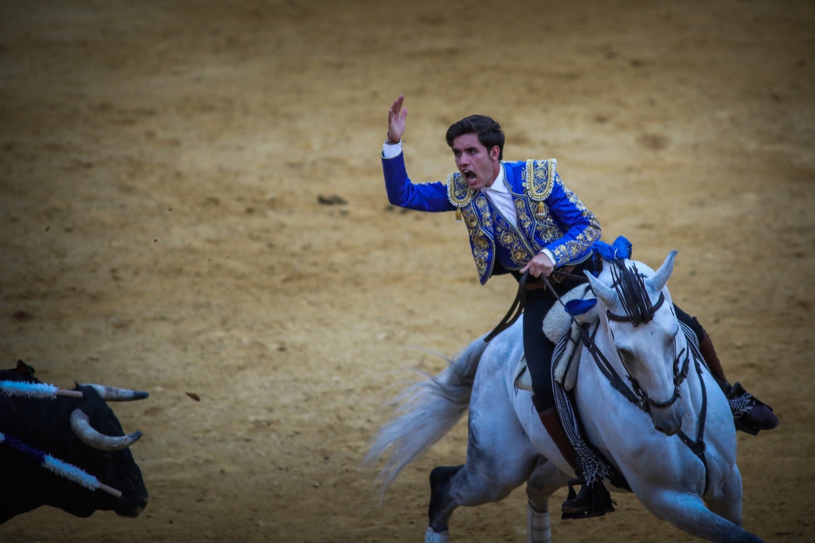 Pablo y Guillermo Hermoso de Mendoza, Puerta Grande en el primer festejo de la feria