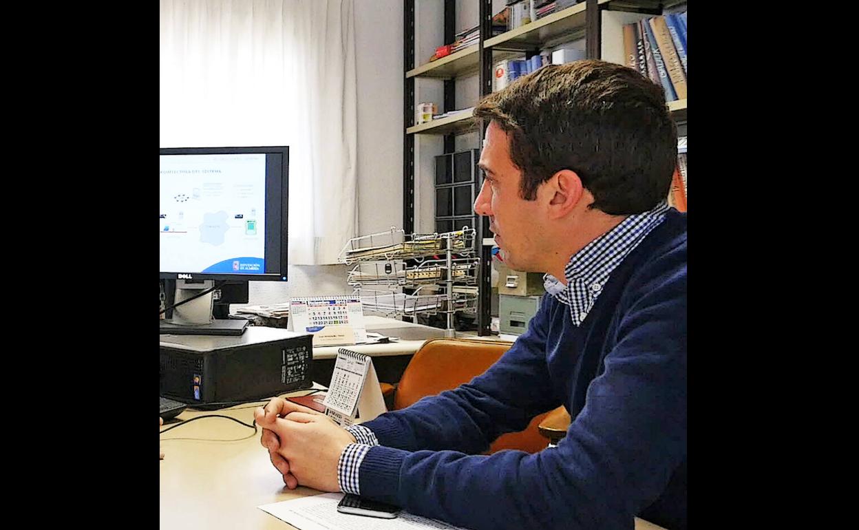 Óscar Liria, diputado provincial y concejal en Fines. Fue detenido el martes en la Operación Lúa.