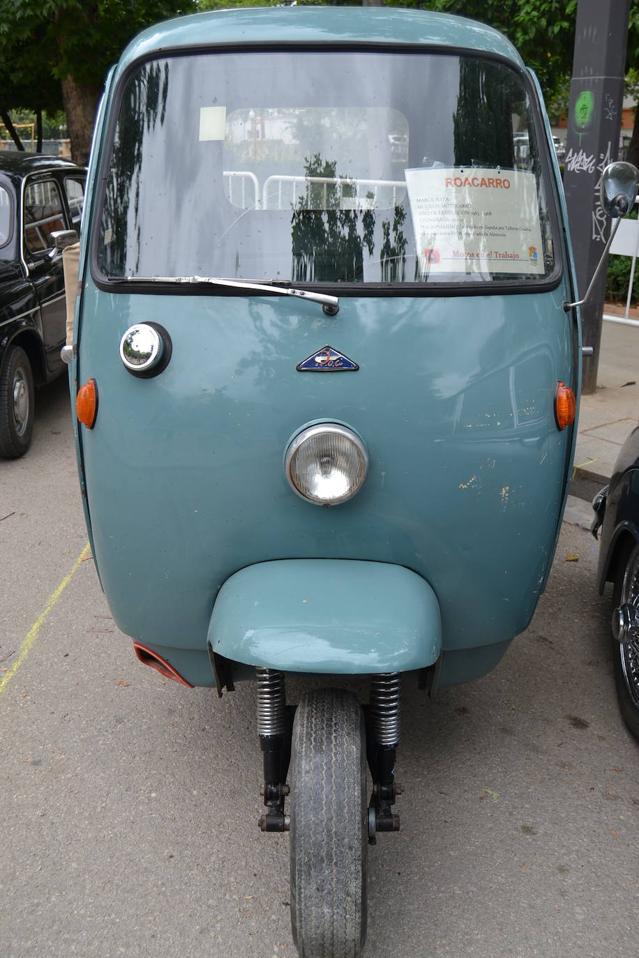 Hasta las 15 horas del domingo se podrán contemplar en el Paseo del Salón, los más de 70 vehículos del siglo pasado participantes en la XVII Ruta Reale.