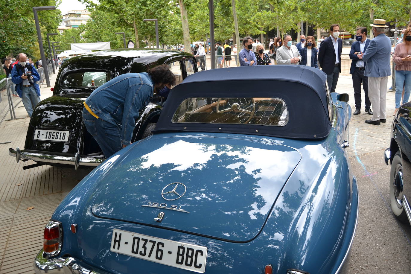 Hasta las 15 horas del domingo se podrán contemplar en el Paseo del Salón, los más de 70 vehículos del siglo pasado participantes en la XVII Ruta Reale.