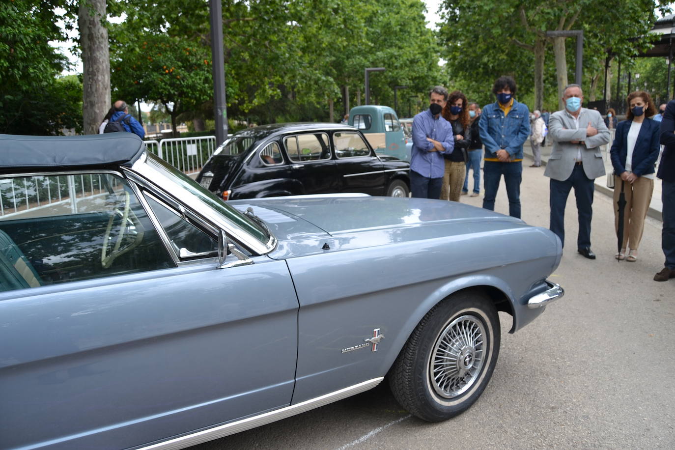 Hasta las 15 horas del domingo se podrán contemplar en el Paseo del Salón, los más de 70 vehículos del siglo pasado participantes en la XVII Ruta Reale.