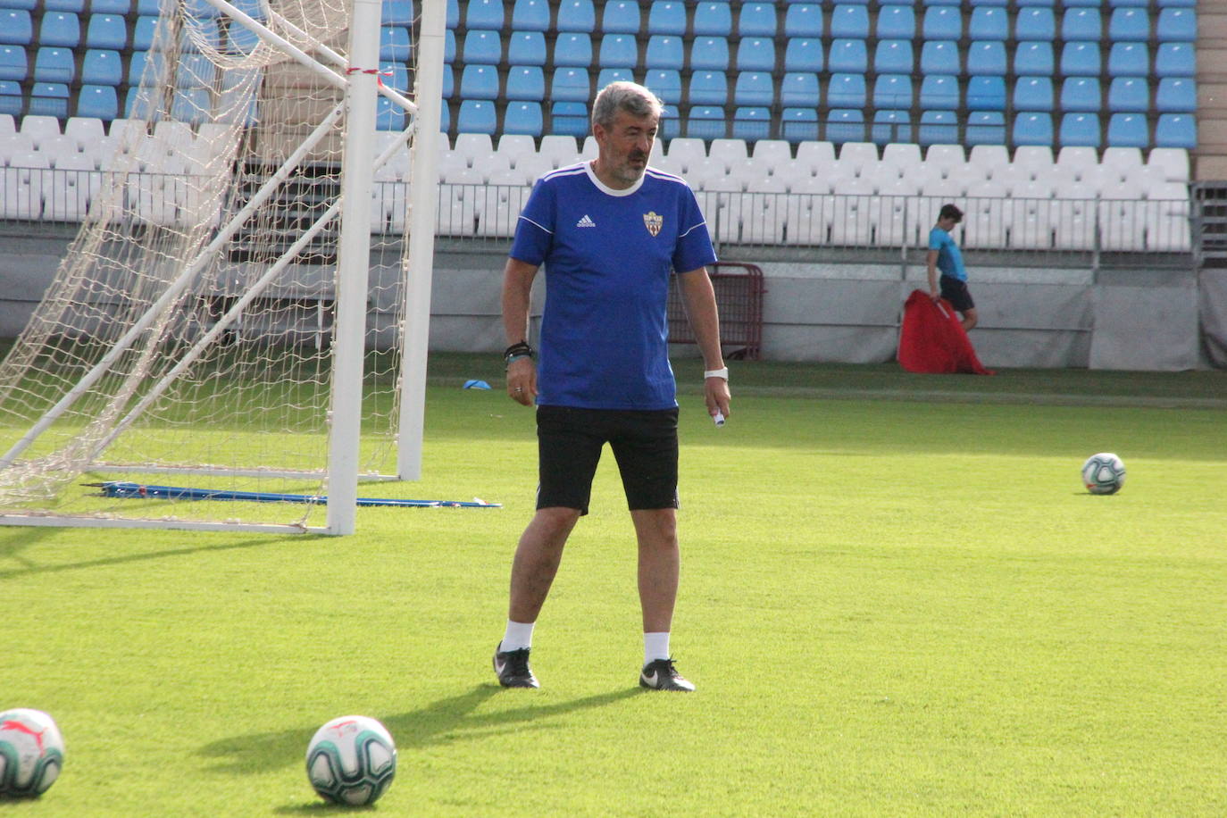 Óscar Fernández, en su corta etapa en la UD Almería. 
