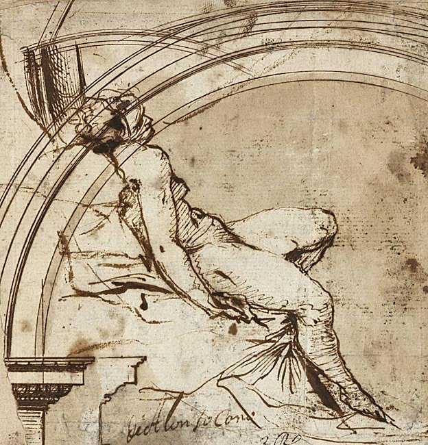 El Prado expone de forma eventual uno de los treinta dibujos de su propiedad firmados por Alonso Cano. 