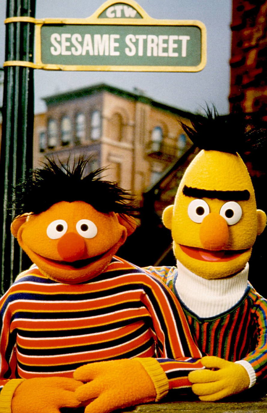 Epi y Blas, teleñecos de 'Barrio Sésamo'.