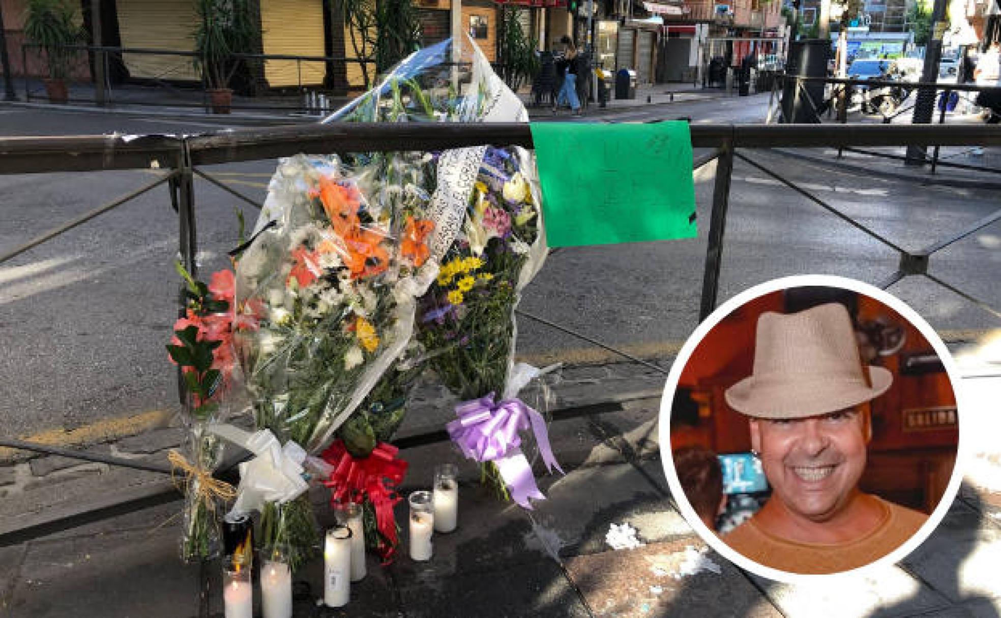 En Pedro Antonio los amigos de Iván Guzmán le recordaron con flores, velas y dedicatorias.