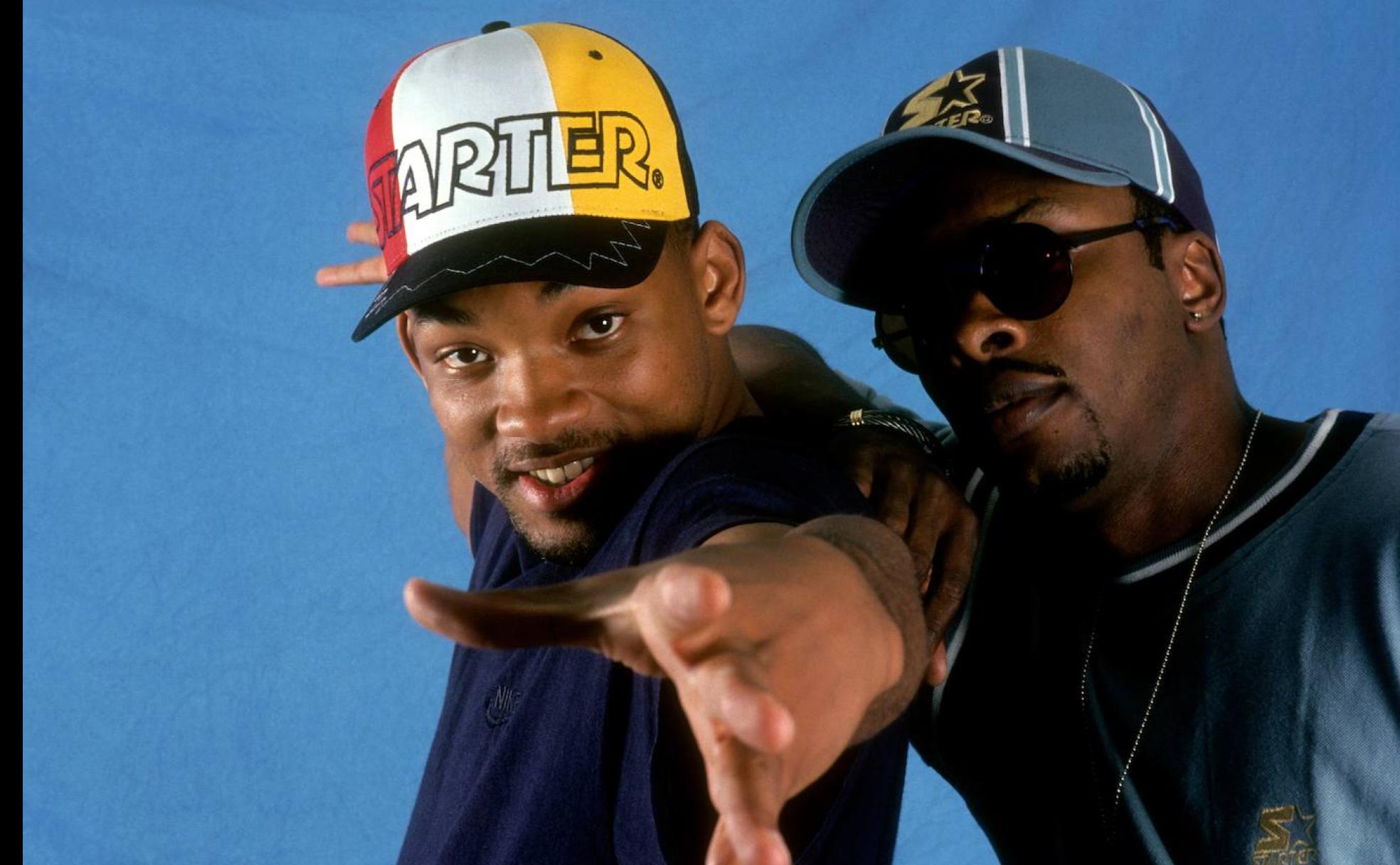 Will Smith y Jazz, dos de los protagonistas de la serie 'El príncipe de Bel Air'. 