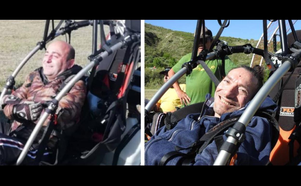 Óscar y Tatanka, listos para despegar.