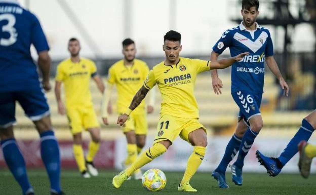 Dani Villa, en su etapa como jugador del Villarreal B. 
