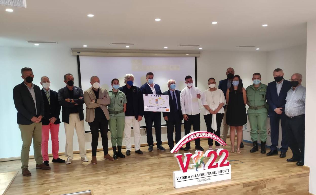 Viator defiende su candidatura a Villa Europea del Deporte 2022