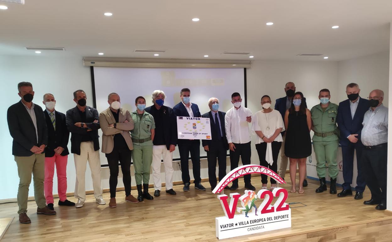 Representantes del Gobierno central, Junta de Andalucía y Diputación Provincial mostraron ayer su apoyo a la candidatura.